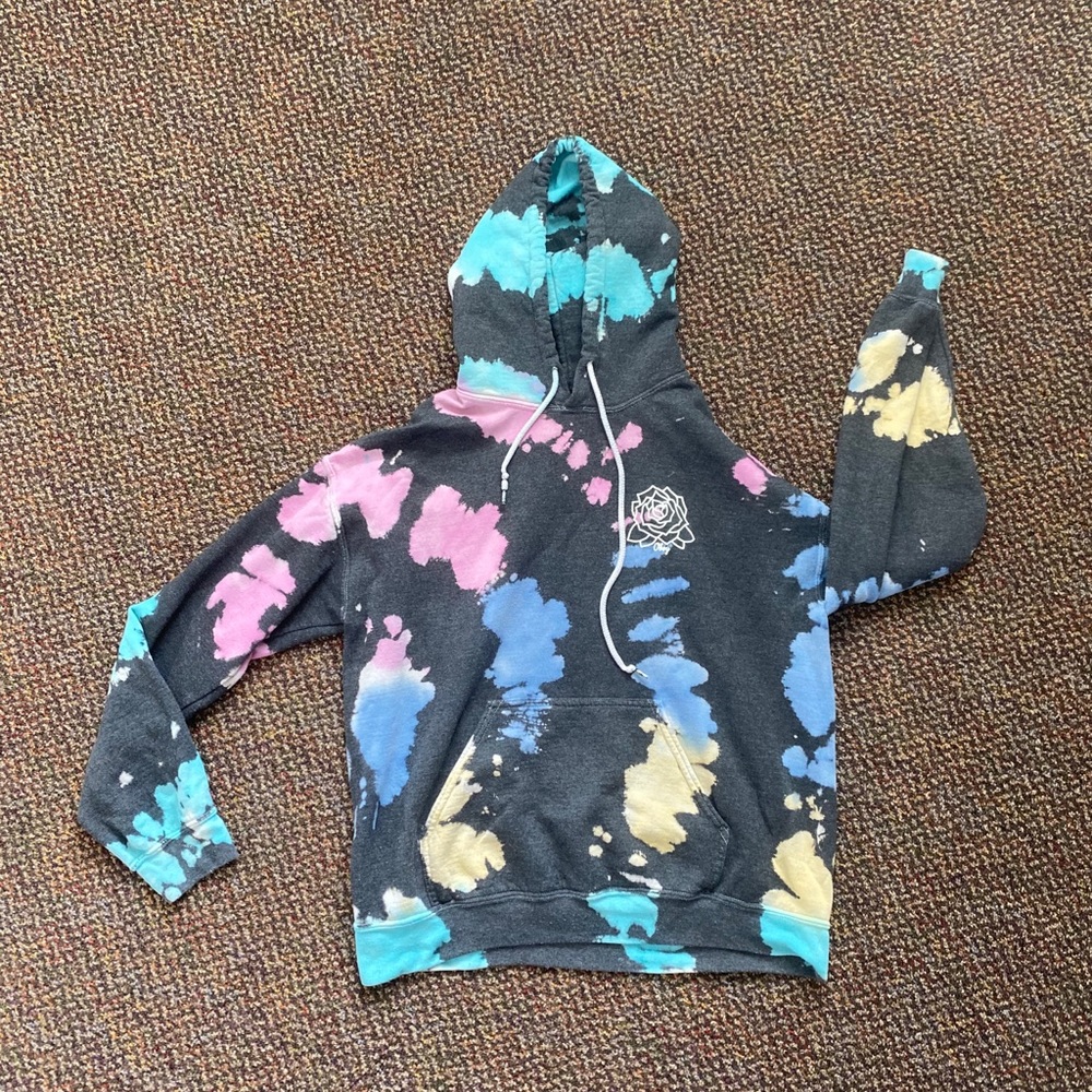 Colorful obey splatter hoodie!!